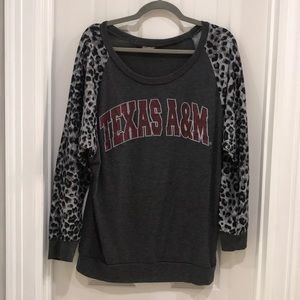 Texas A&M lightweight sweatshirt style